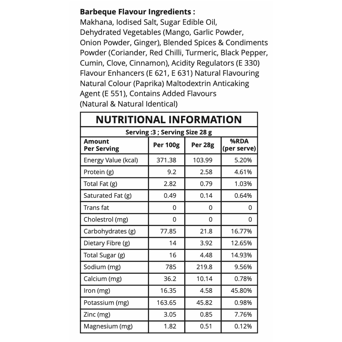 Barbeque Makhana